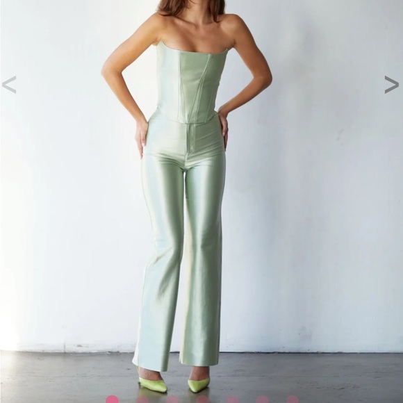 Mint green hustle pant - Rezek Studio - Picture 1 of 7